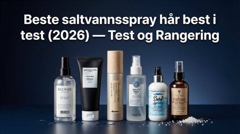 Beste saltvannsspray hår best i test (2026) — Test og Rangering