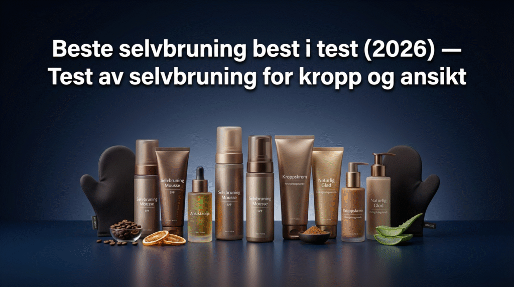 Beste selvbruning best i test (2026) — Test av selvbruning for kropp og ansikt