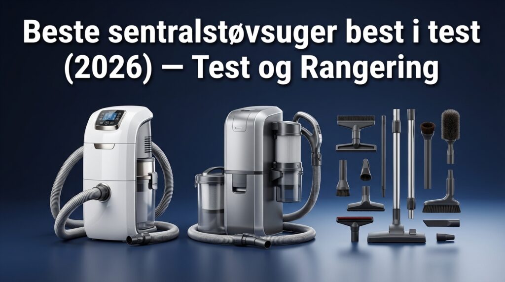Beste sentralstøvsuger best i test (2026) — Test og Rangering
