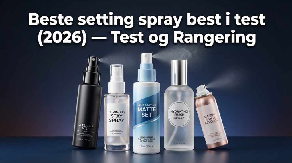 Beste setting spray best i test (2026) — Test og Rangering
