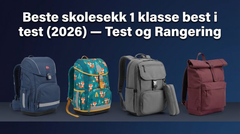 Beste skolesekk 1 klasse best i test (2026) — Test og Rangering