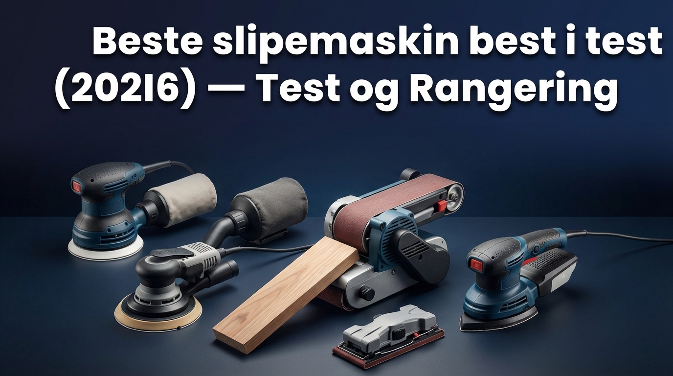 Beste slipemaskin best i test (2026) — Test og Rangering