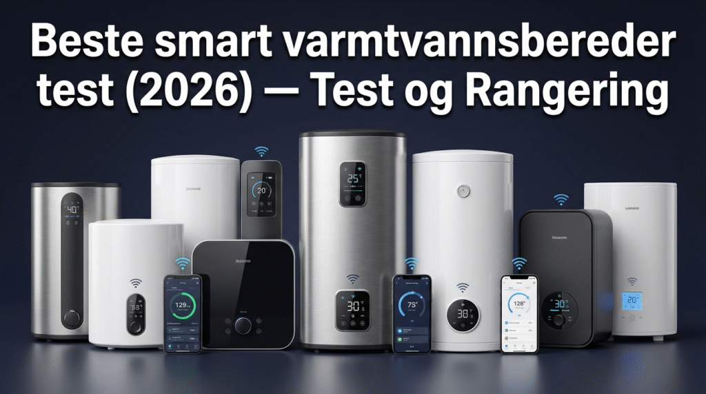Beste smart varmtvannsbereder test (2026) — Test og Rangering