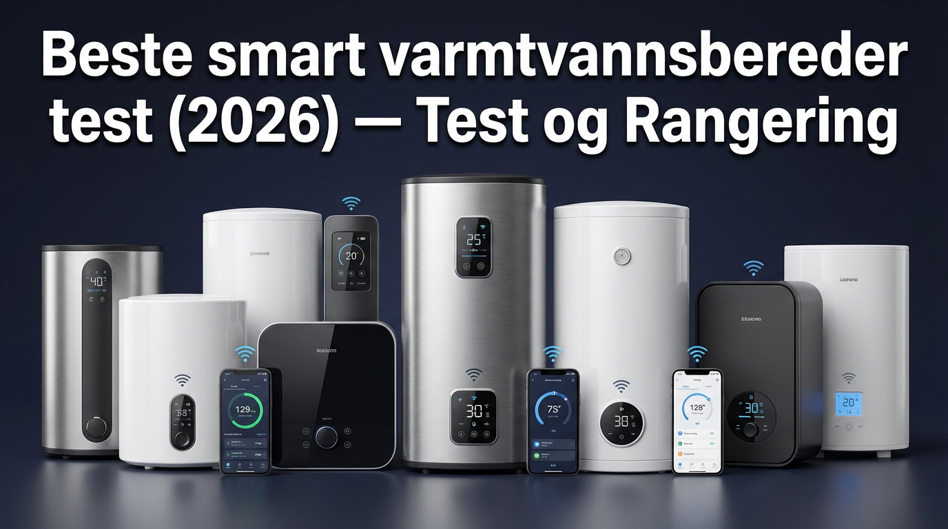 Beste smart varmtvannsbereder test (2026) — Test og Rangering