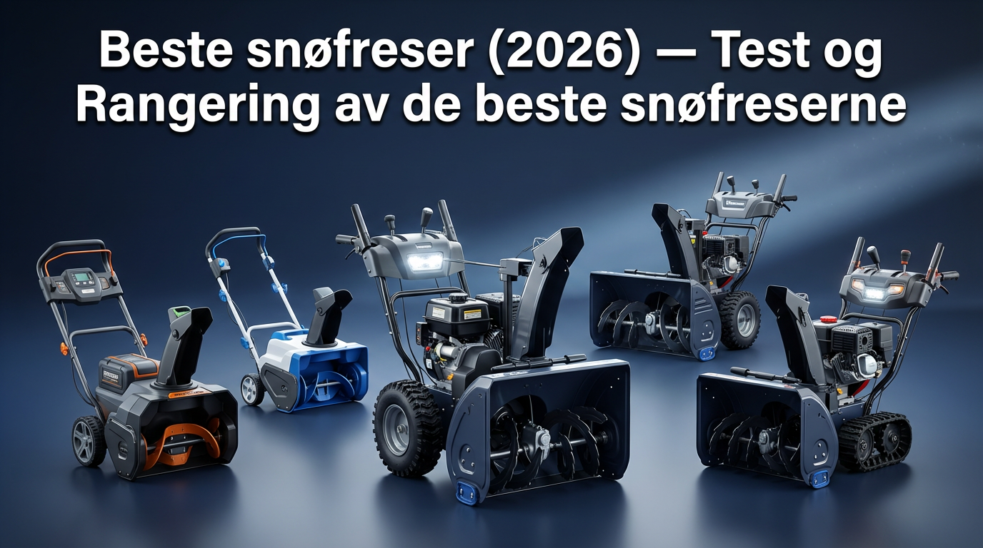 Beste snøfreser (2026) — Test og Rangering av de beste snøfreserne
