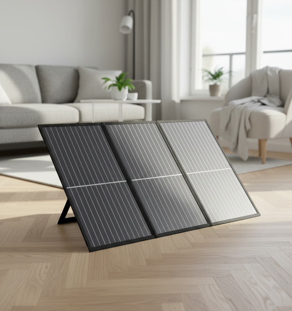 Luxorparts Portabelt solpanel 50 W