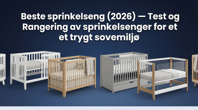 Beste sprinkelseng (2026) — Test og Rangering av sprinkelsenger for et trygt sovemiljø