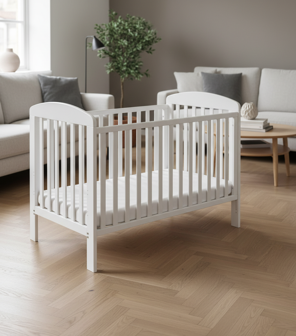 BabyDan Sprinkelseng Alfred Hvit