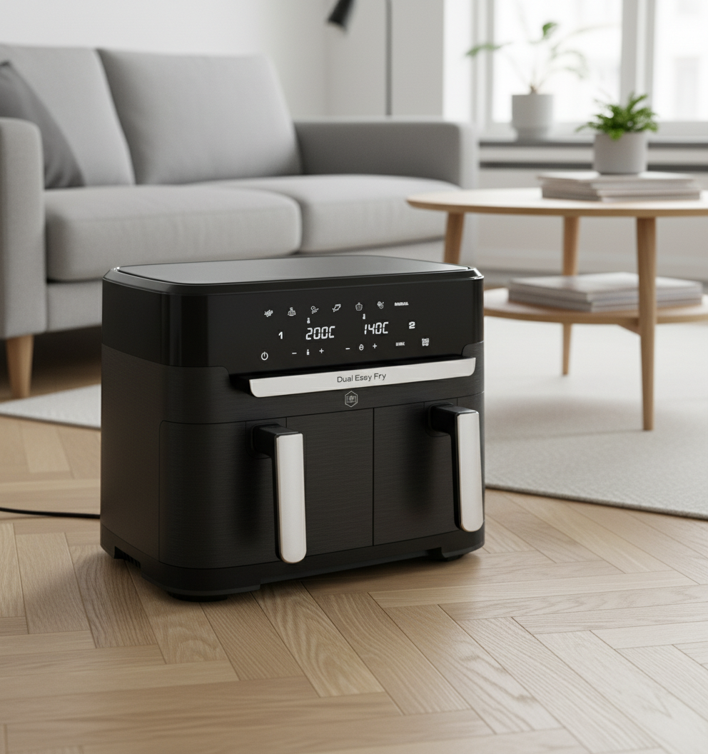 OBH Nordica XXL Dual Easy Fry 11 L Svart