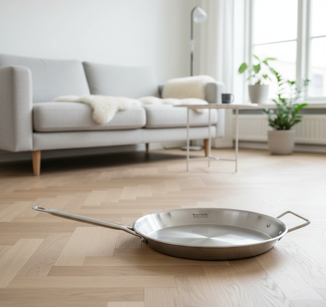 Burns & Barkles Stekepanne med rustfritt stål