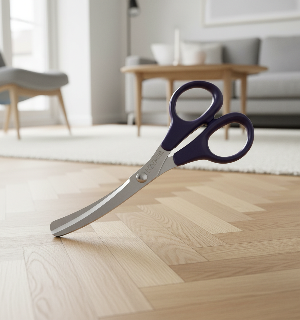 Prym Tekstilsaks Profesjonell Buet Lilla 13,5cm