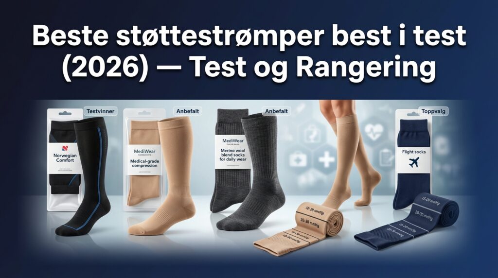 Beste støttestrømper best i test (2026) — Test og Rangering