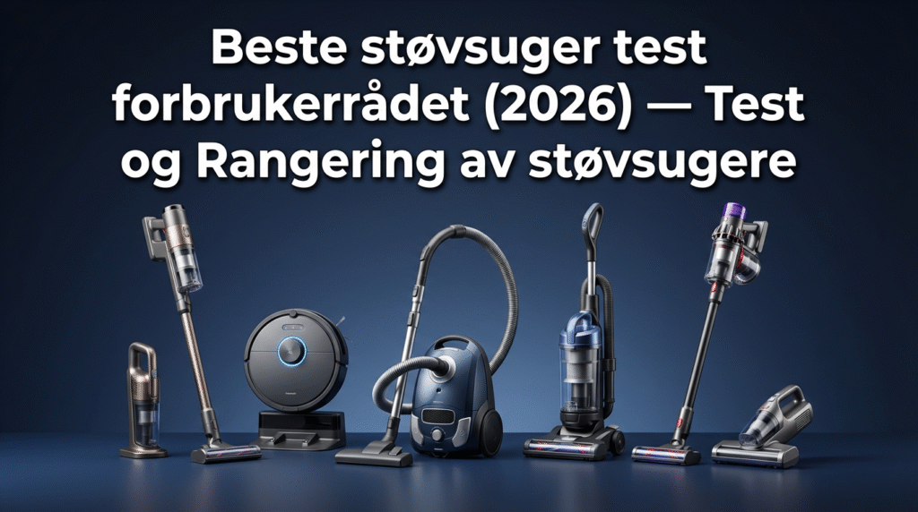 Beste støvsuger test forbrukerrådet (2026) — Test og Rangering av støvsugere