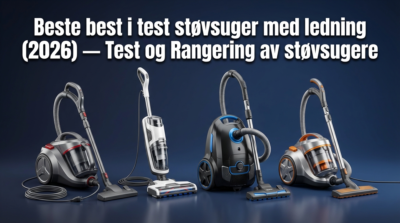 Beste best i test støvsuger med ledning (2026) — Test og Rangering av støvsugere