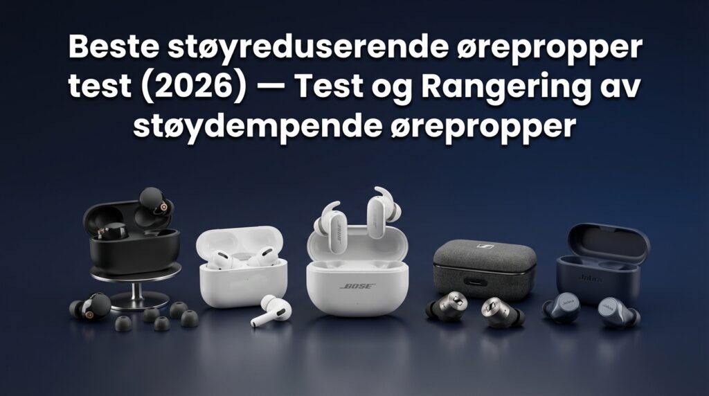 Beste støyreduserende ørepropper test (2026) — Test og Rangering av støydempende ørepropper