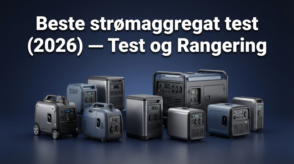 Beste strømaggregat test (2026) — Test og Rangering