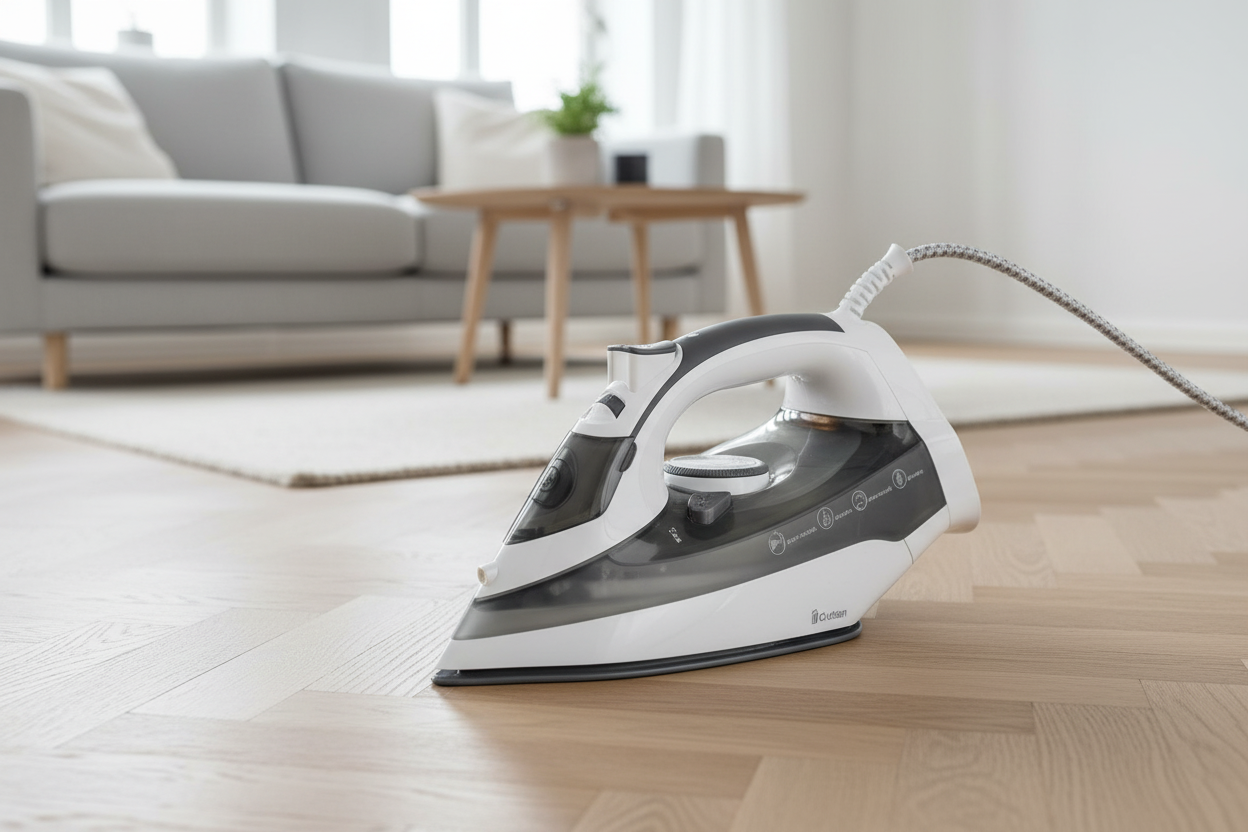 Clas Ohlson Dampstrykejern med keramisk strykesåle