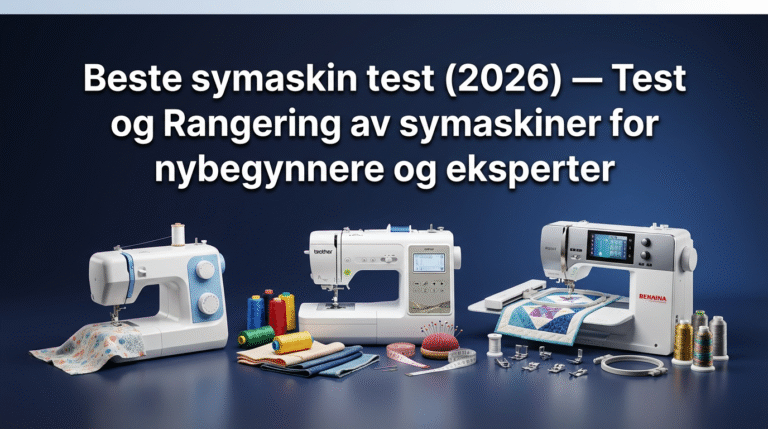 Beste symaskin test (2026) — Test og Rangering av symaskiner for nybegynnere og eksperter
