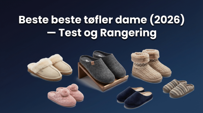 Beste beste tøfler dame (2026) — Test og Rangering
