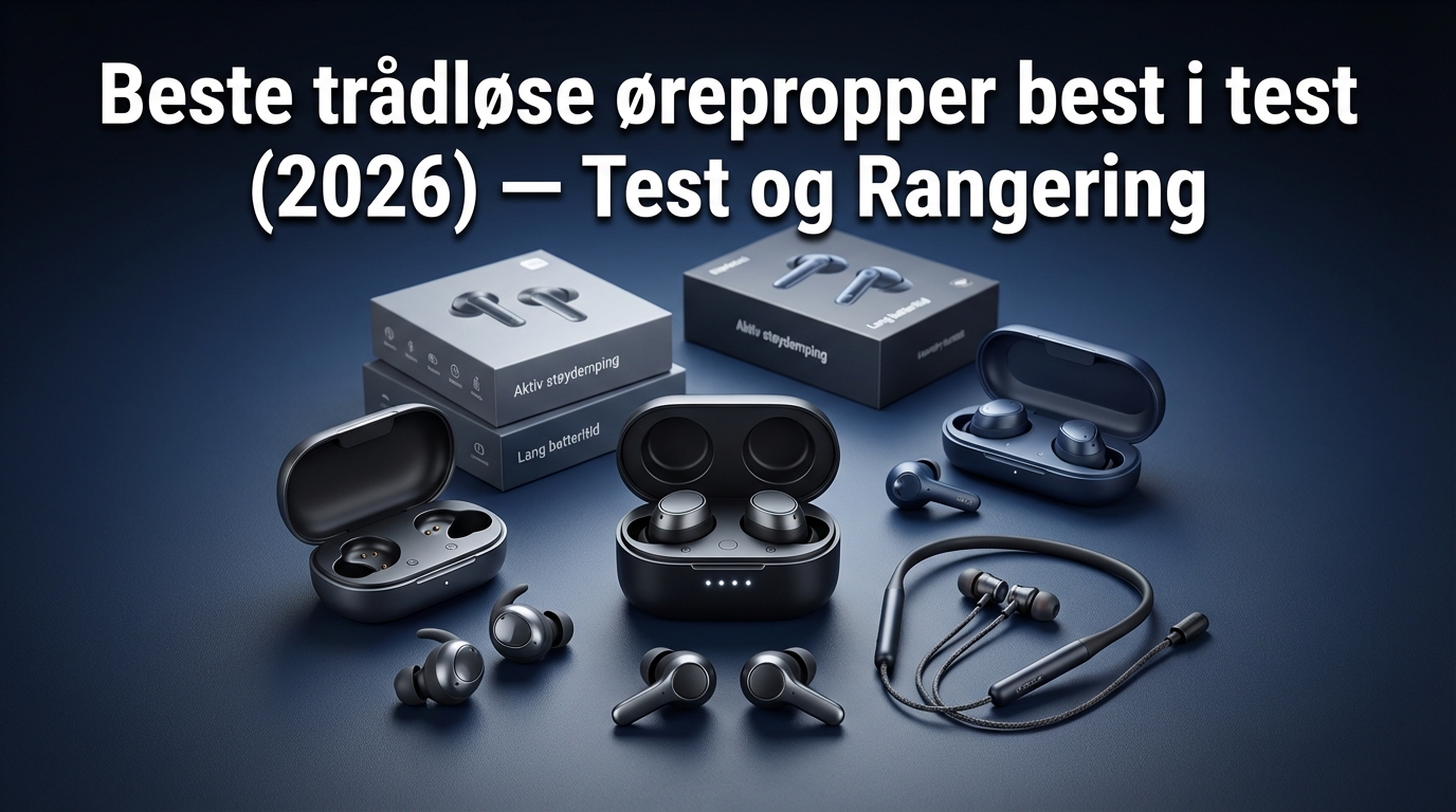 Beste trådløse ørepropper best i test (2026) — Test og Rangering