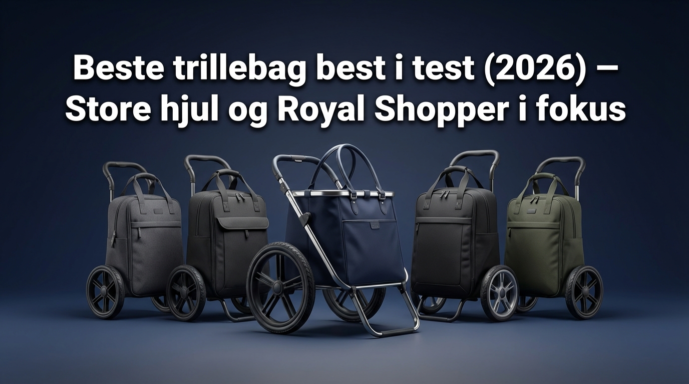 Beste trillebag best i test (2026) — Store hjul og Royal Shopper i fokus