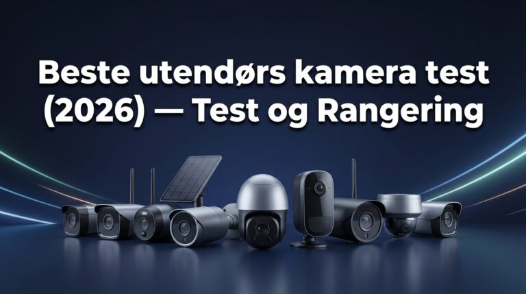 Beste utendørs kamera test (2026) — Test og Rangering