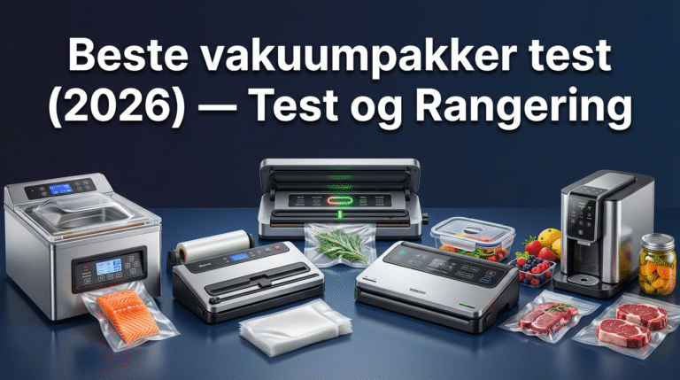 Beste vakuumpakker test (2026) — Test og Rangering