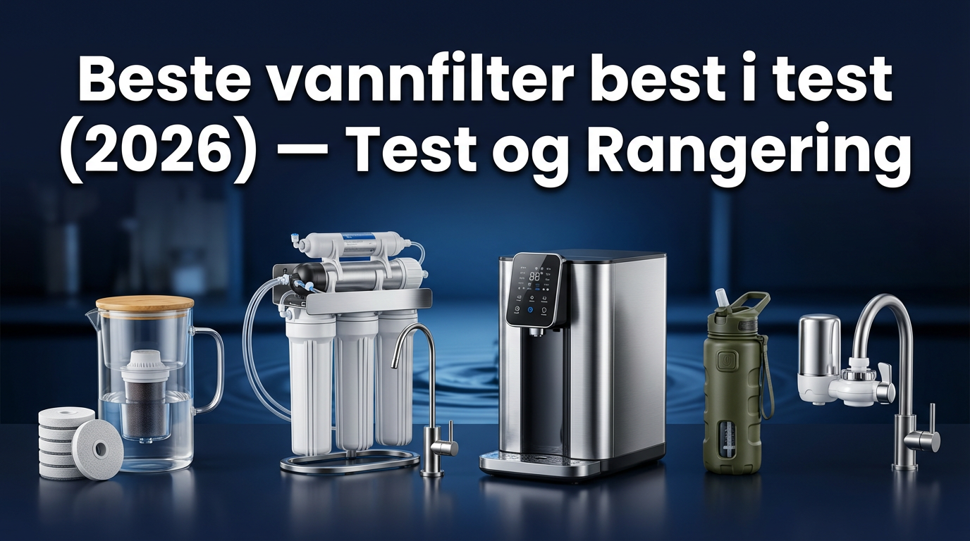 Beste vannfilter best i test (2026) — Test og Rangering