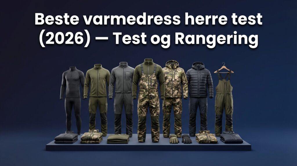 Beste varmedress herre test (2026) — Test og Rangering