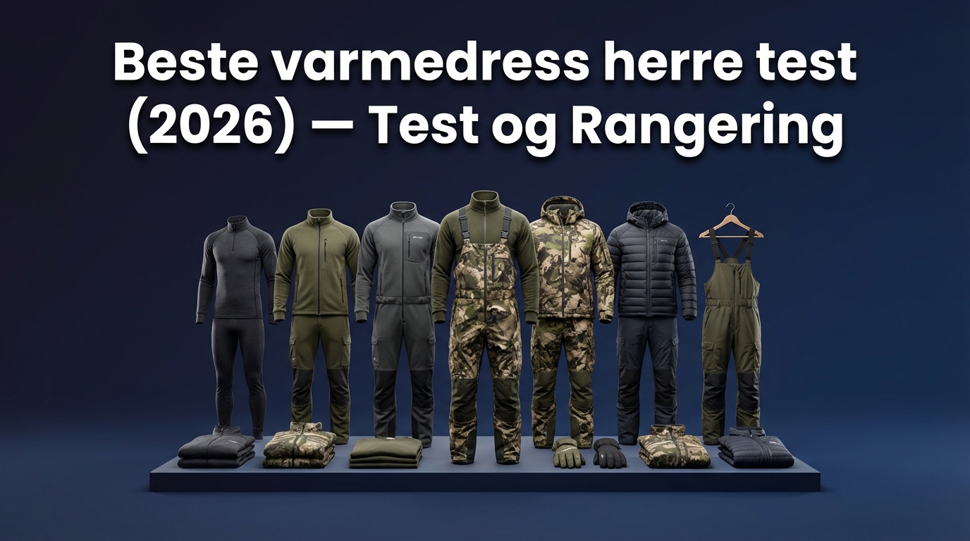 Beste varmedress herre test (2026) — Test og Rangering