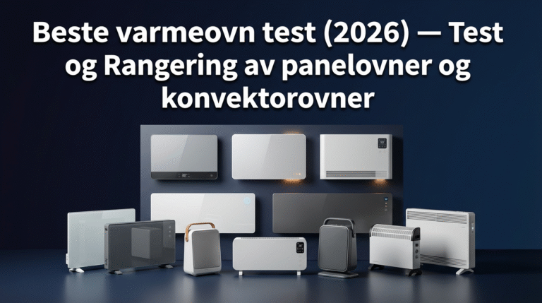 Beste varmeovn test (2026) — Test og Rangering av panelovner og konvektorovner
