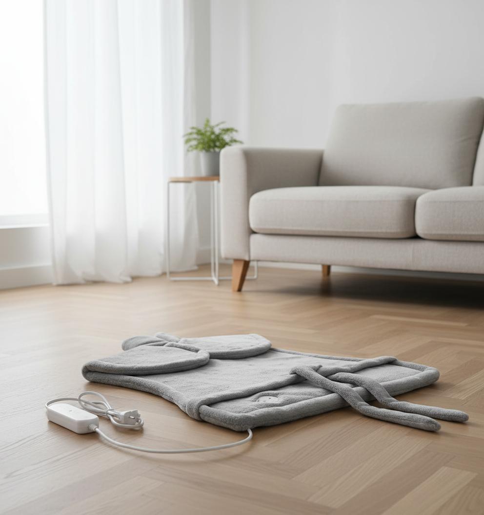 Clas Ohlson Varmeteppe for rygg og skuldre