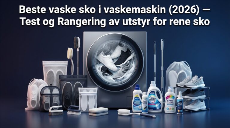 Beste vaske sko i vaskemaskin (2026) — Test og Rangering av utstyr for rene sko