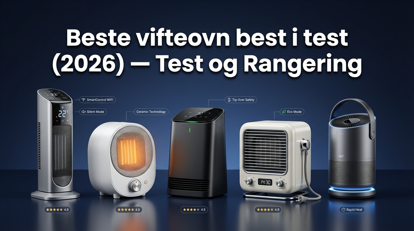 Beste vifteovn best i test (2026) — Test og Rangering
