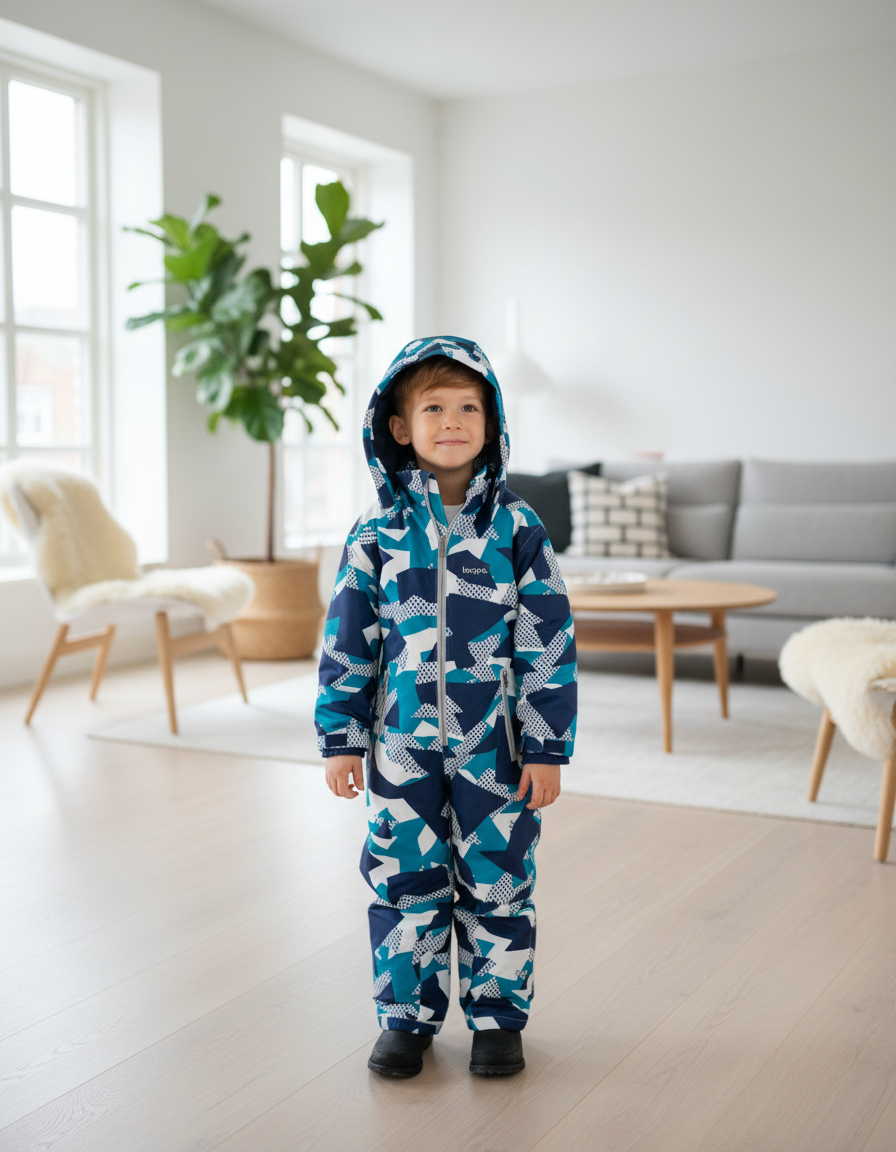 bonprix Varmt fôret vinterdress med avtagbar hette