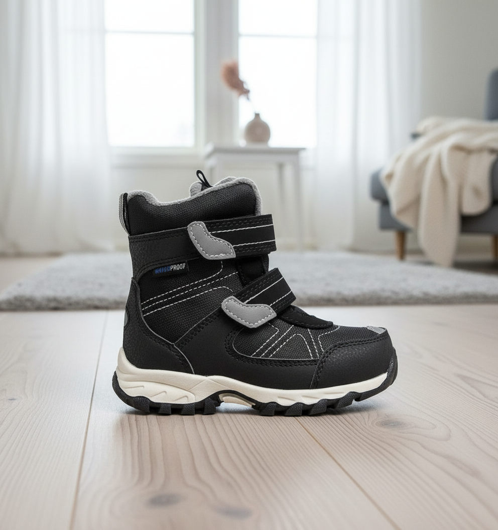 Nordbjørn Snowfall Vintersko, Svarte, Str. 31 - Vintersko & Vinterstøvler