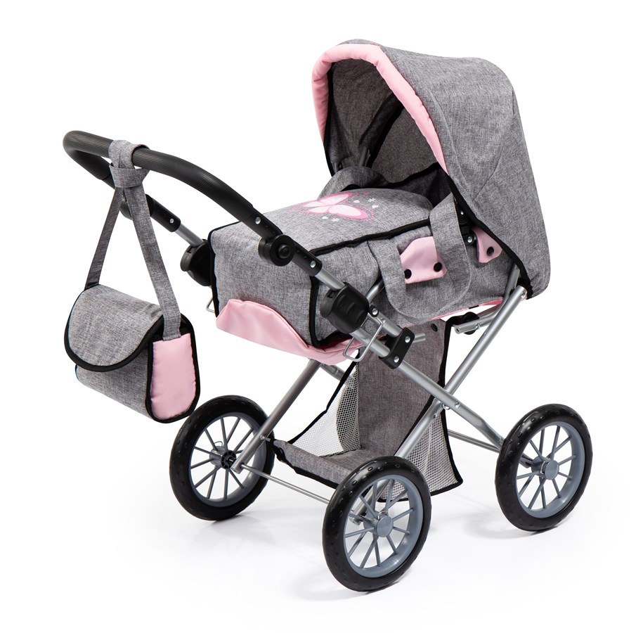 Bayer Design Doll's Pram City Star Grey (13633AA)