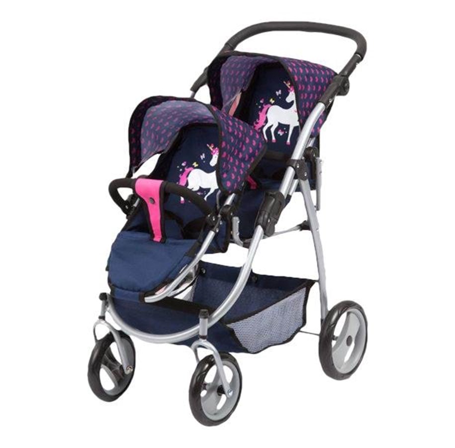 Bayer Design Twin Pram - Navy